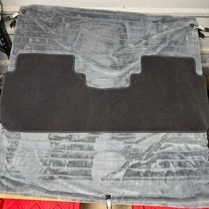 Honda CR-V Black Carpet Rear Floor Mat 2nd Row Single Piece OEM SUV Accessory